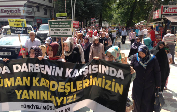 Amasyada Mısır Ordusu Protesto Edildi 18