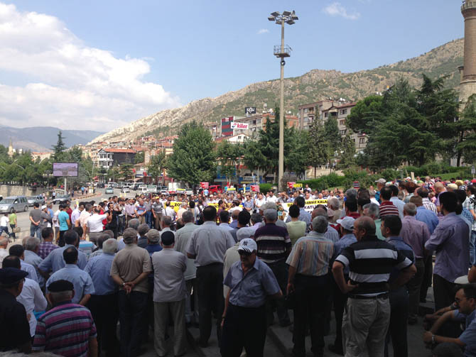 Amasyada Mısır Ordusu Protesto Edildi 19