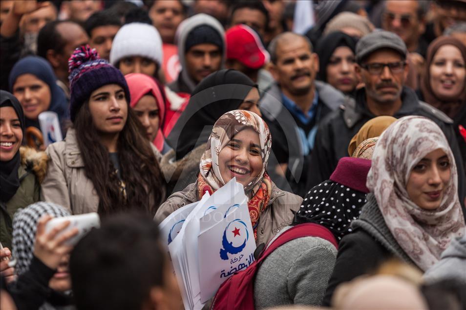 Tunus’ta Devrimin 6. Yılı Yürüyüşü 4