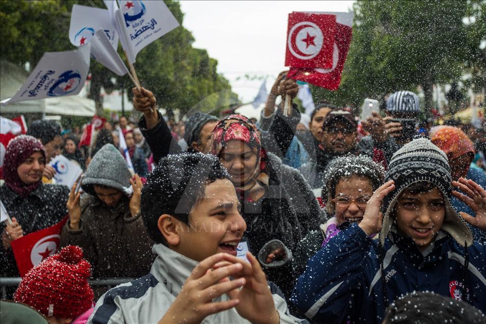 Tunus’ta Devrimin 6. Yılı Yürüyüşü 8