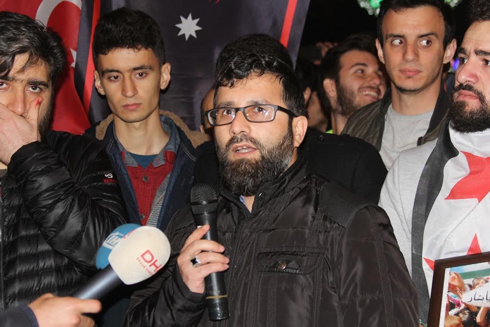 İdlip’teki Kimyasal Katliam Rusya Temsilciliği Önünde Protesto Edildi 12