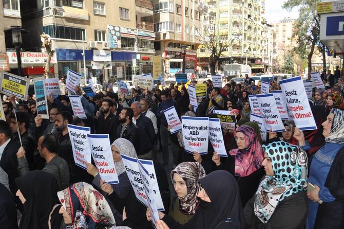 Diyarbakır'da İdlib'teki Katliamlar Lanetlendi 5