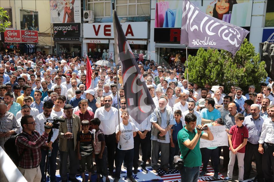 İşgalci İsrail'in Mescid-i Aksa'ya Yönelik Zulümleri Protesto  5