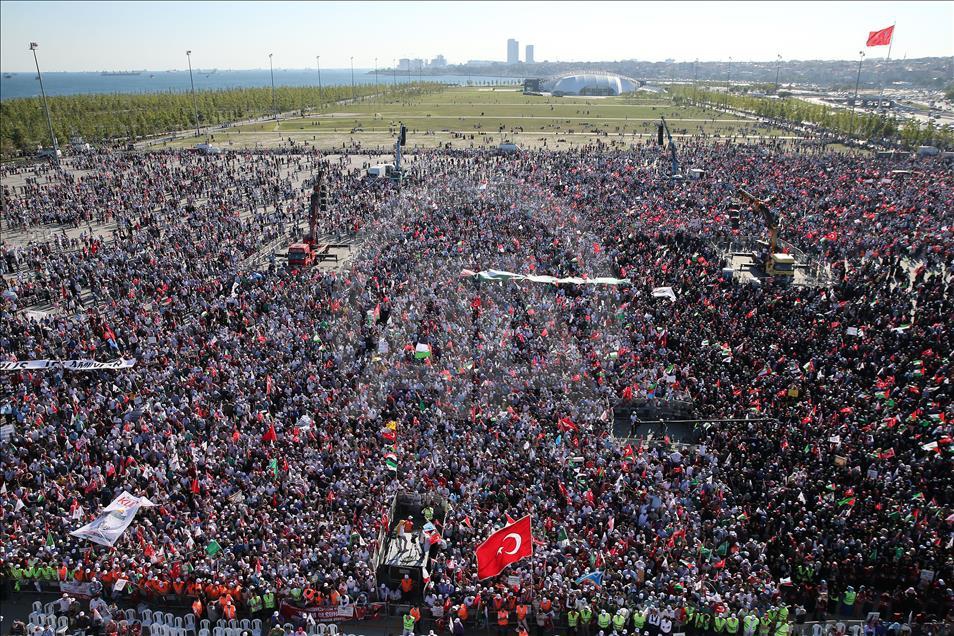 Yenikapı'da 'Kudüs Mitingi' Düzenlendi 10