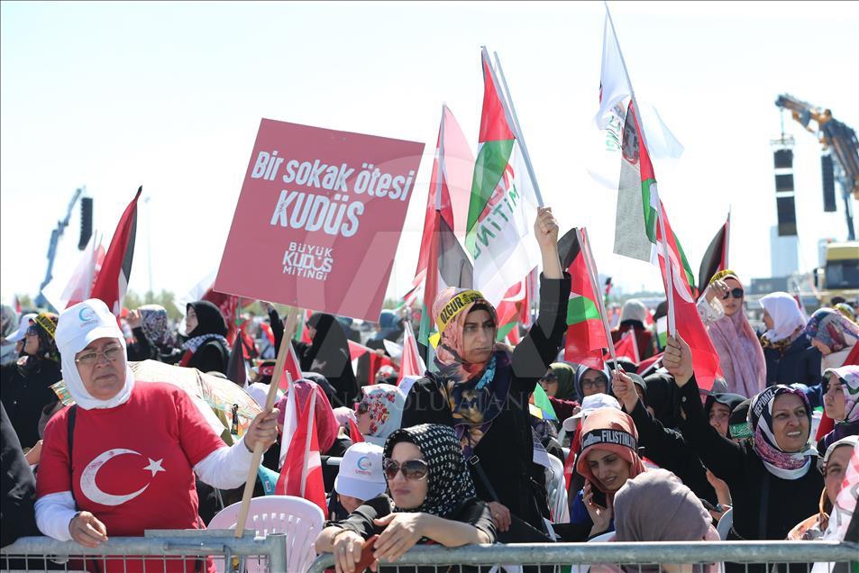 Yenikapı'da 'Kudüs Mitingi' Düzenlendi 12