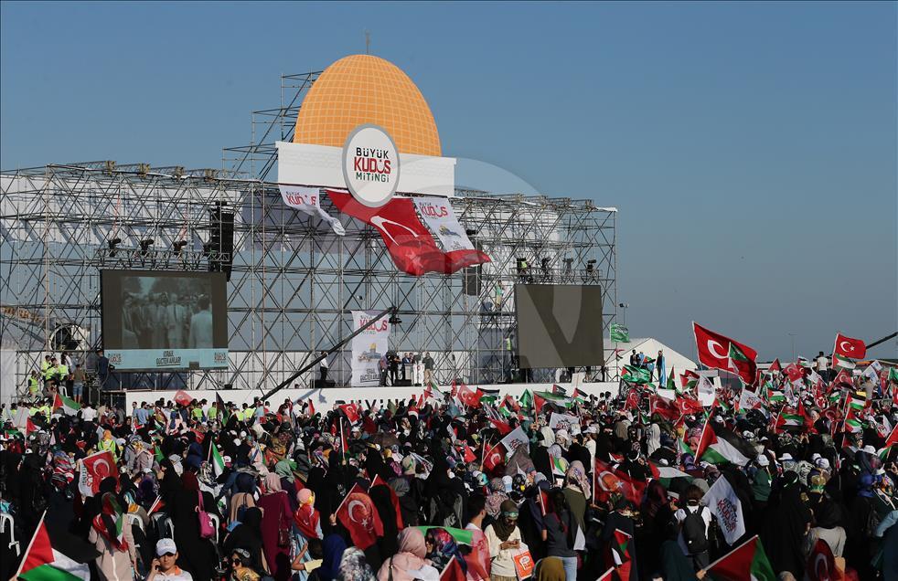 Yenikapı'da 'Kudüs Mitingi' Düzenlendi 13