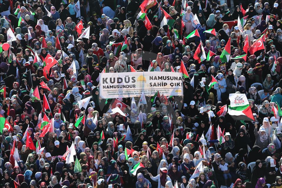 Yenikapı'da 'Kudüs Mitingi' Düzenlendi 7