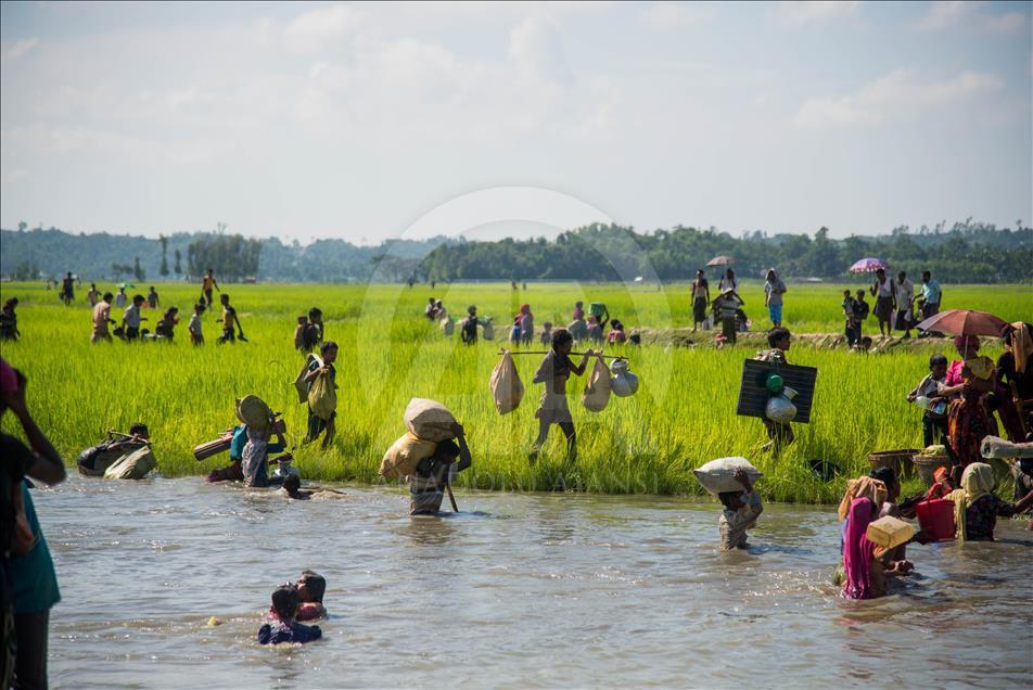 Arakanlı Müslümanların Bangladeş'e Geçişleri Devam Ediyor 19