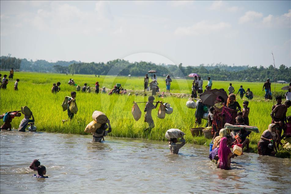 Arakanlı Müslümanların Bangladeş'e Geçişleri Devam Ediyor 5