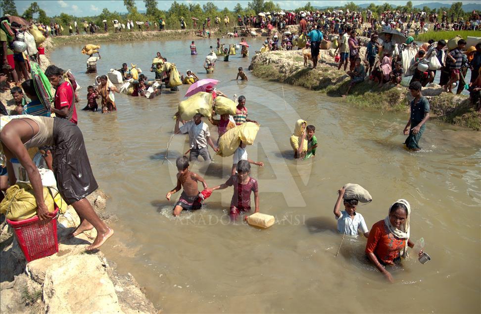 Arakanlı Müslümanların Bangladeş'e Geçişleri Devam Ediyor 9