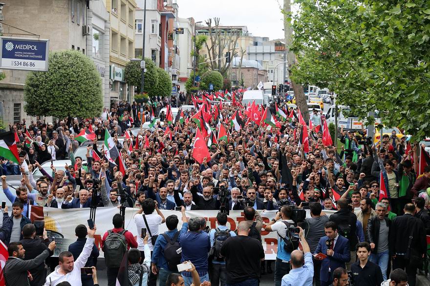 İstanbul Haykırdı: Kudüs Filistin’in Başkentidir! 13