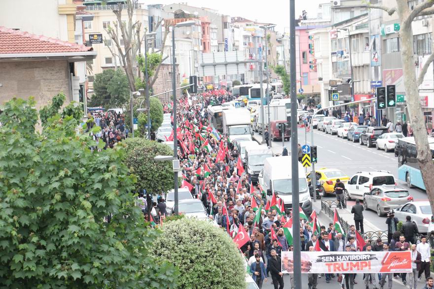 İstanbul Haykırdı: Kudüs Filistin’in Başkentidir! 5