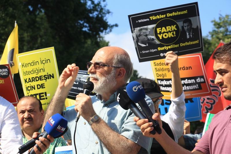 Muhacirlere Yönelik Irkçı Saldırılar Protesto Edildi 11