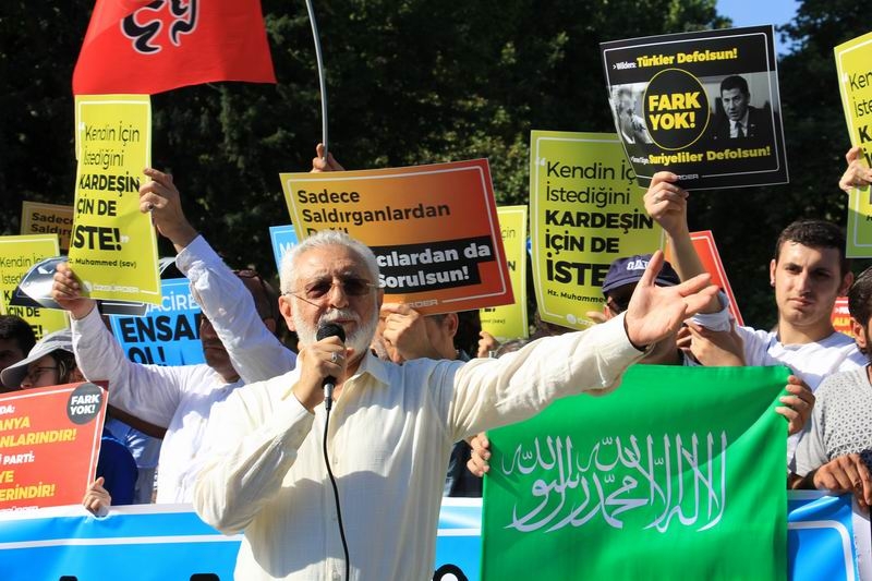 Muhacirlere Yönelik Irkçı Saldırılar Protesto Edildi 19