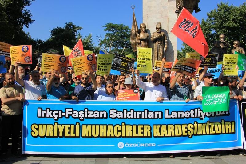 Muhacirlere Yönelik Irkçı Saldırılar Protesto Edildi 20