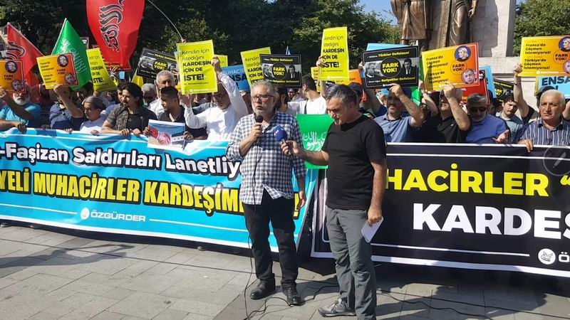 Muhacirlere Yönelik Irkçı Saldırılar Protesto Edildi 21