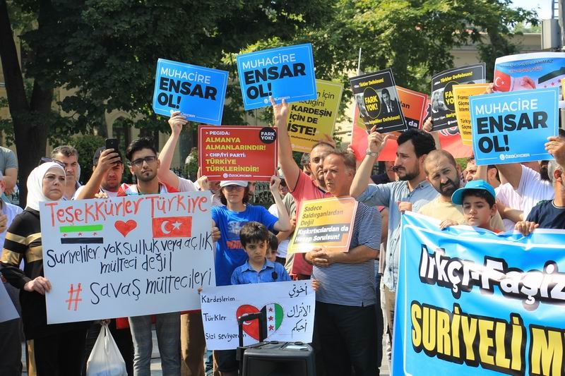 Muhacirlere Yönelik Irkçı Saldırılar Protesto Edildi 9