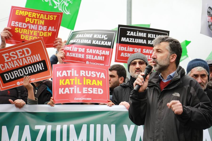 Rusya Konsolosluğu Önünde İdlib Katliamı Protesto Edildi 17