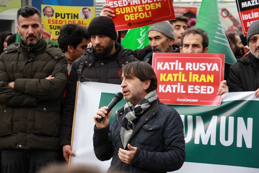 Rusya Konsolosluğu Önünde İdlib Katliamı Protesto Edildi 21