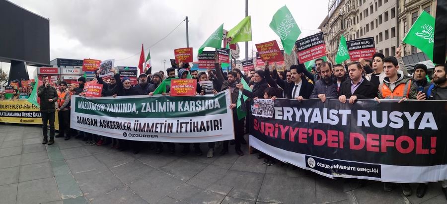 Rusya Konsolosluğu Önünde İdlib Katliamı Protesto Edildi 23