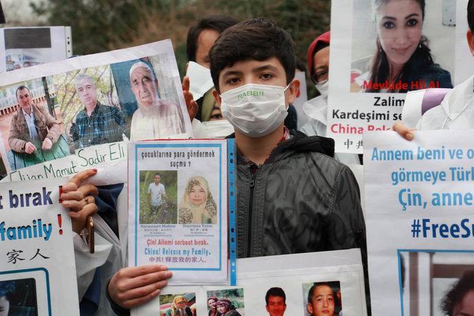 Doğu Türkistanlı Müslümanlara destek eylemi 10