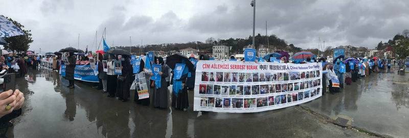 Çin’in Doğu Türkistanlı kadınlara yönelik zulümler İstanbul’da protesto  5