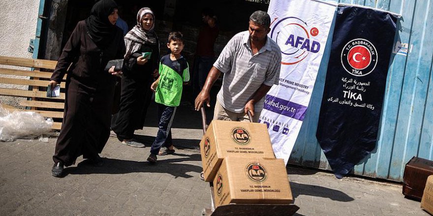 Türkiye'nin Gönderdiği 29 Bin Koli Yardım Gazze'ye Ulaştı