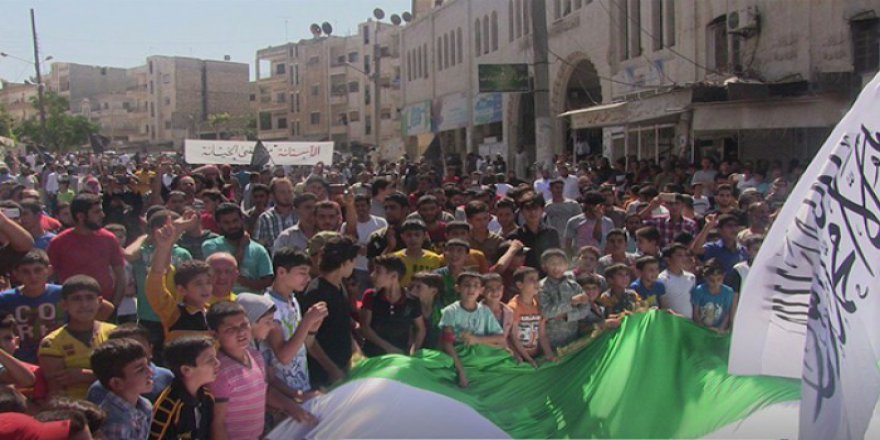 İdlib'te 'Astana' Protestoları Sürüyor