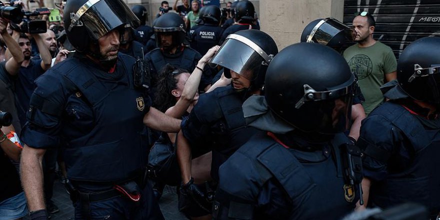 Katalonya'da Referanduma Müdahale: 337 Yaralı