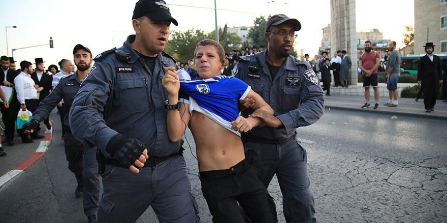 İsrail'de Yahudilerden Askerlik Karşıtı Gösteri: 11 Gözaltı