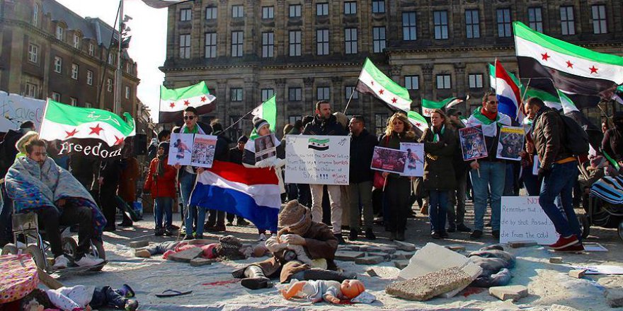 Amsterdam'da 'Guta'yı Kurtar' Gösterisi