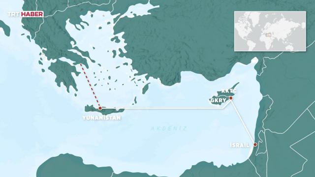 İsrail, Yunanistan ve AB'ye nota: Ülkemizden izin alınmalı