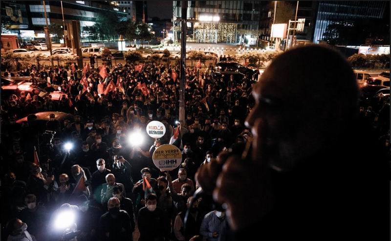 İstanbul’da Kudüs’e destek gösterisi