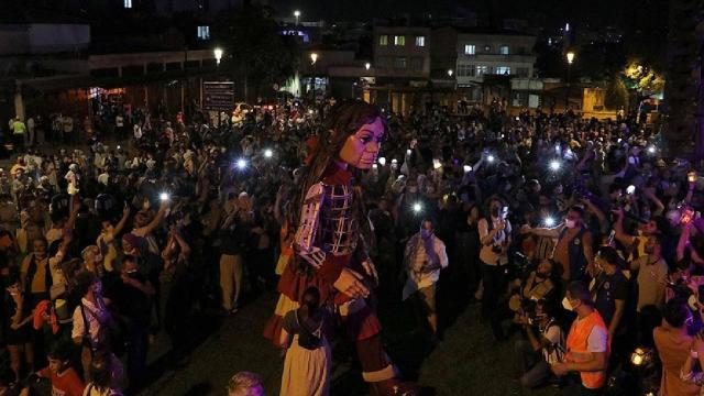 "Küçük Amal"ın İngiltere'ye yolculuğu Gaziantep'ten başladı