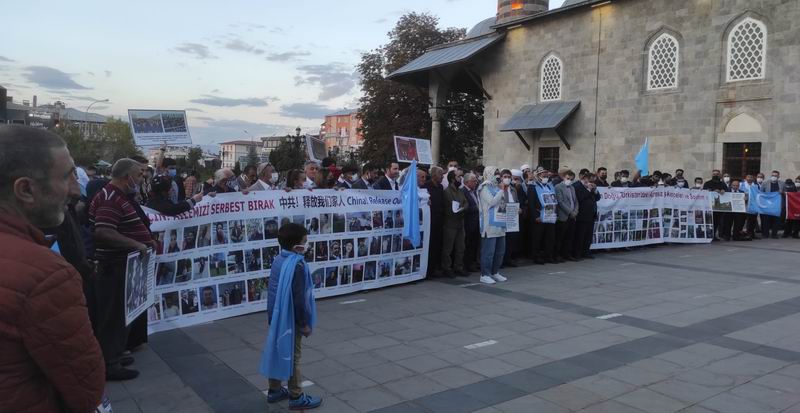 Erzurum’dan Doğu Türkistan’daki Çin zulmüne tepki