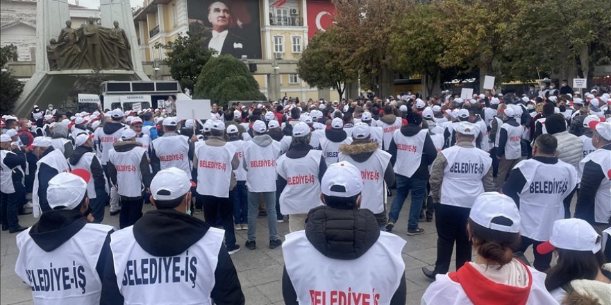 Bakırköy Belediyesi işçileri grevlerinin 24. gününde