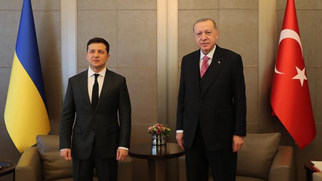 Cumhurbaşkanı Erdoğan Zelenskiy ile görüştü