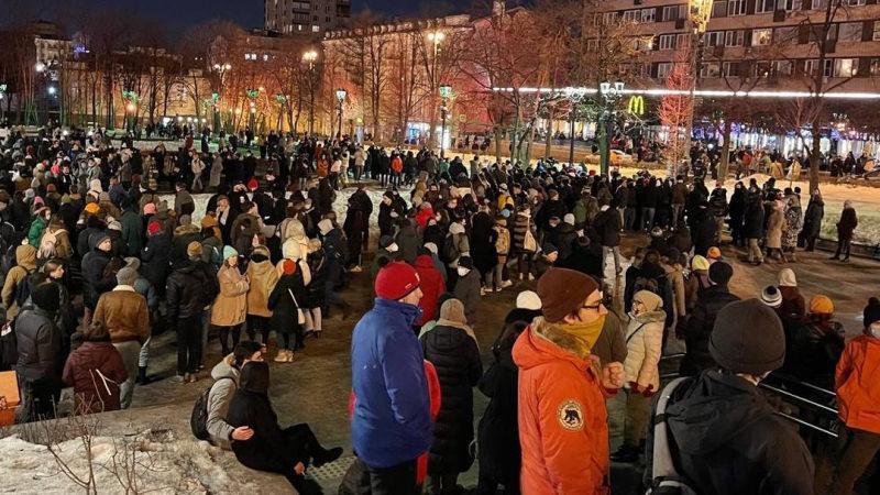 Rusya’da işgal karşıtı protestolar başladı