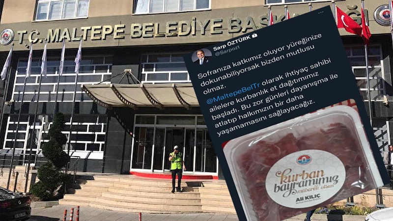 CHP’li Belediye Kurban Bayramı gelmeden kurban etti dağıttı