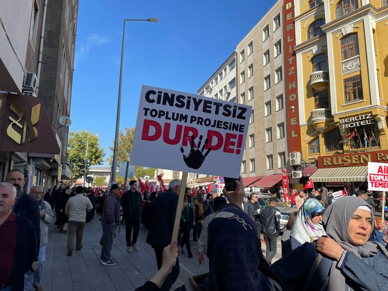 Cinsel sapkınlık dayatması Ankara’da protesto edildi