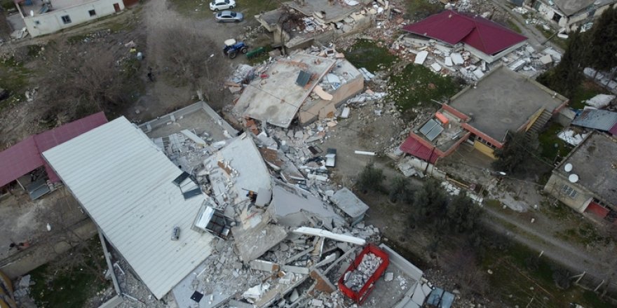 Kahramanmaraş'ta fay hattının geçtiği 140 haneli Ördekdede Mahallesi enkaza döndü