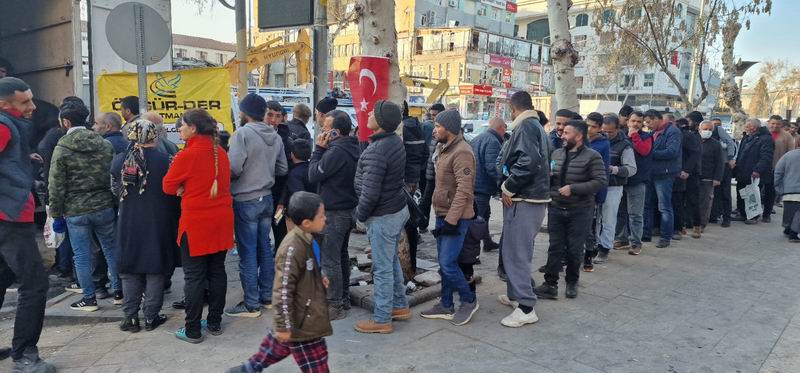 Özgür-Der Batman gönüllüleri Adıyaman’da yardımlarını sürdürüyor