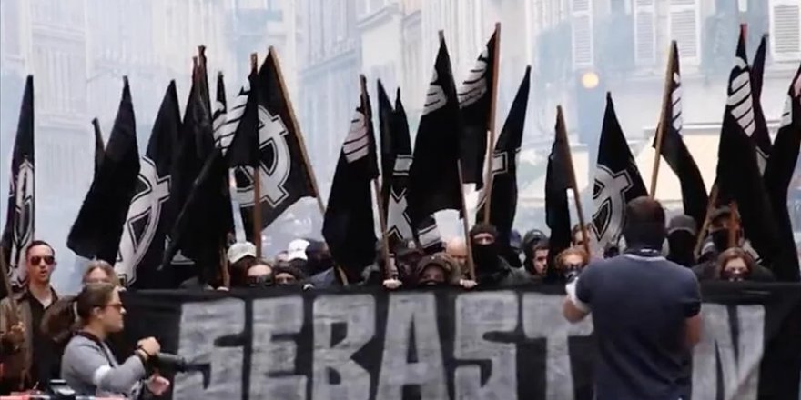 Macron protestolarının engellendiği Fransa’da Neonazi gösterisine izin