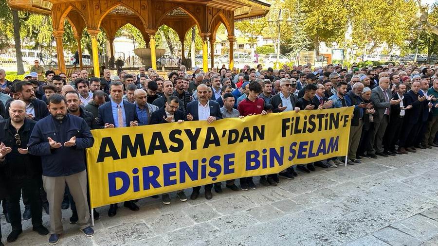 Amasya’da Aksa Tufanı şehitleri için gıyabi cenaze namazı