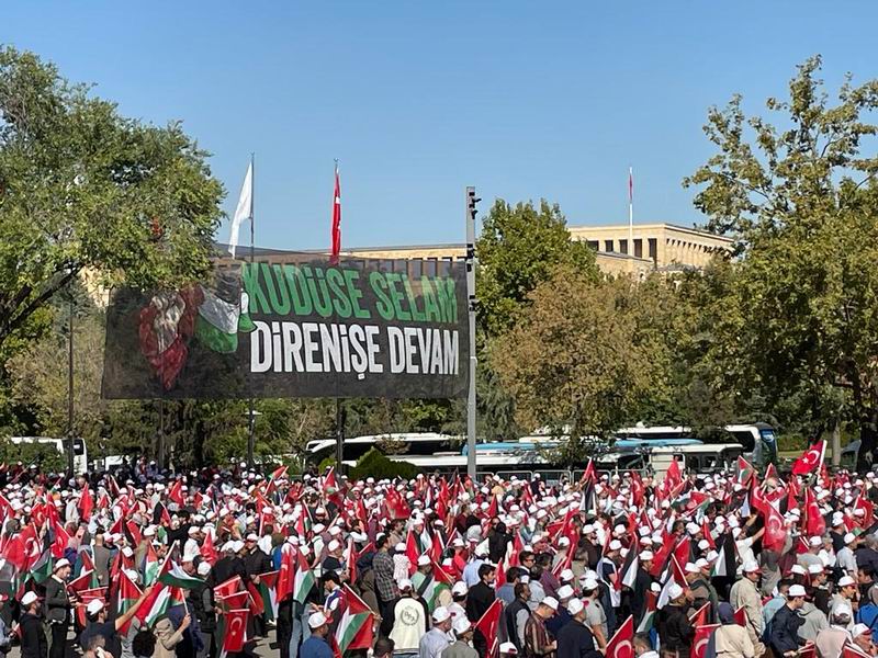 Ankara’da “Filistin’e Selam, Siyonizme Lanet” mitingi yapıldı