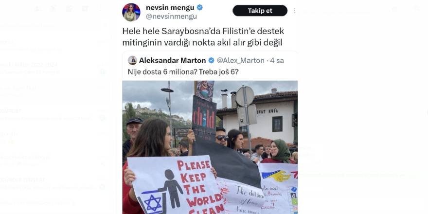 İsrail’in Gazze soykırımı normal de Siyonistlerin protesto edilmesi mi anormal?