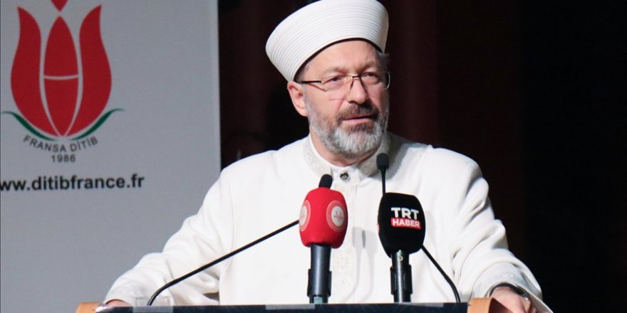 Diyanet İşleri Başkanı Erbaş: Gazze’de insanlık da ölüyor