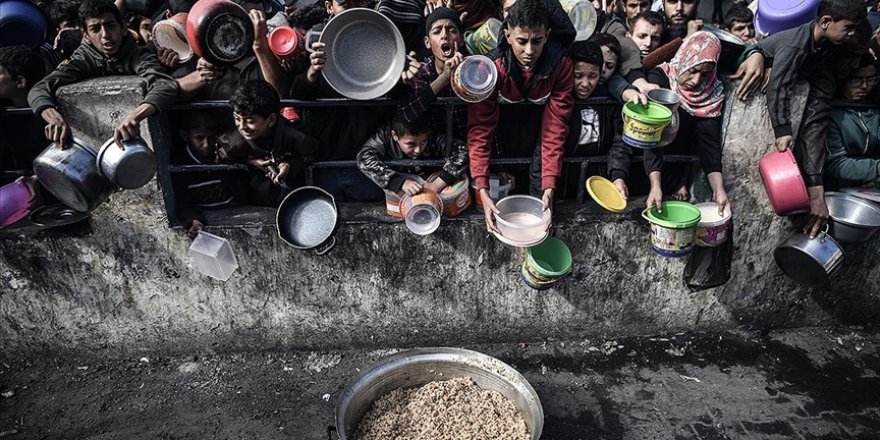 BM: 2,3 milyon kişinin yaşadığı Gazze'nin yüzde 25'i felaket seviyesinde açlıkla karşı karşıya