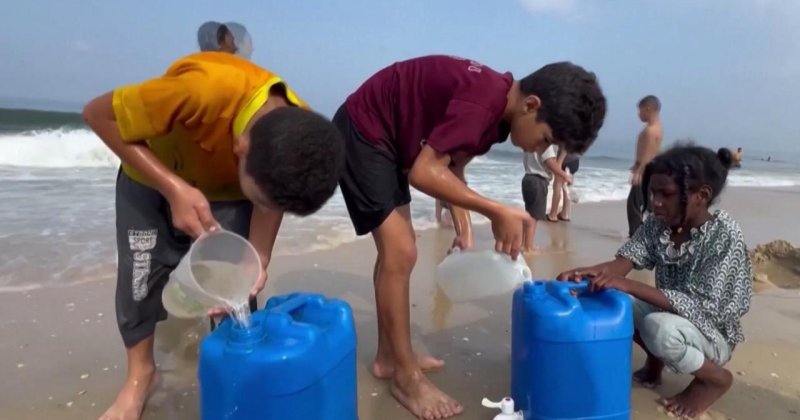 Gazze'de 1,5 milyon kişi kirli su ile bulaşan hastalıklara yakalanıyor