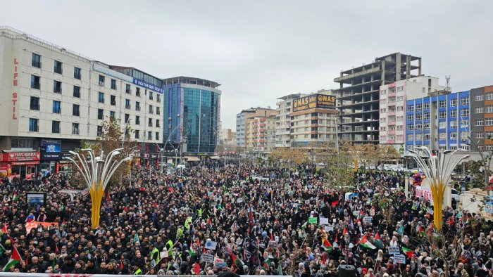 Batman'da ''Büyük Gazze Yürüyüşü'' yapıldı